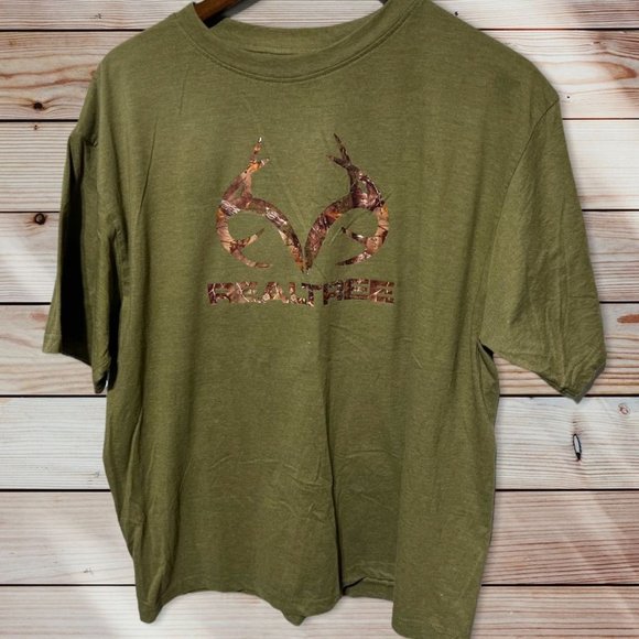 Realtree Green Camo T-Shirt Size Large - Picture 1 of 6